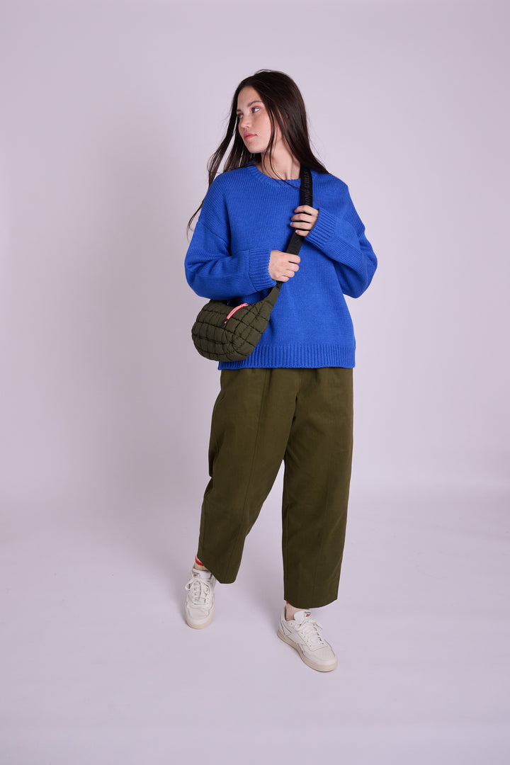 Cecille Pea Green Trousers