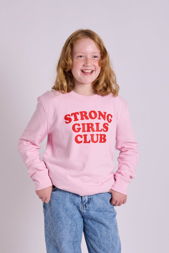 Strong Little Girls Club Pink/Red Sweatshirt