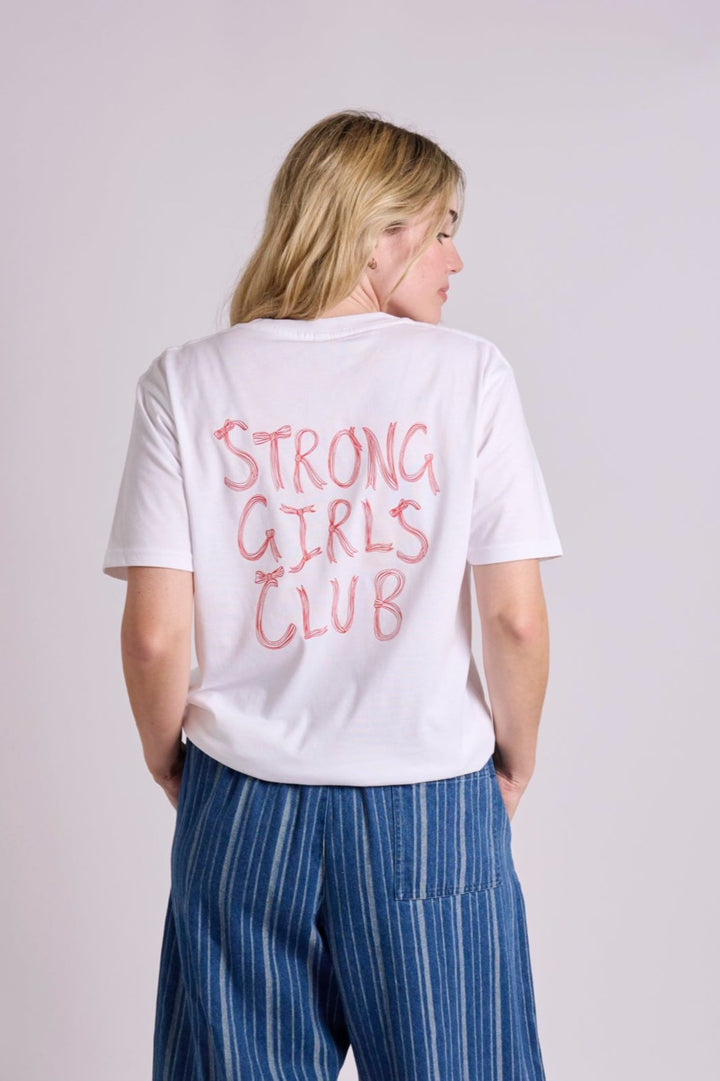 Strong Girls Club Bow TShirt