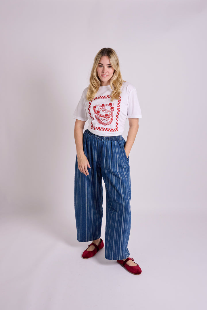 Ottie Textured Stripe Trousers