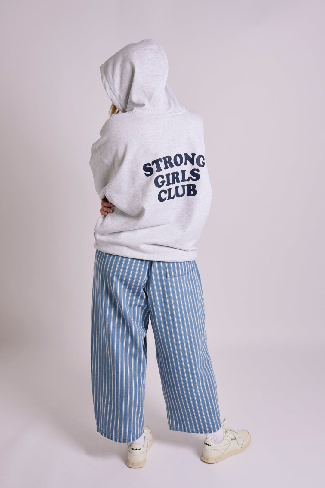 Strong Girls Club Grey Hoodie