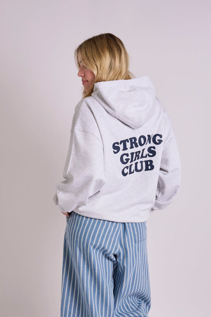 Strong Girls Club Grey Hoodie