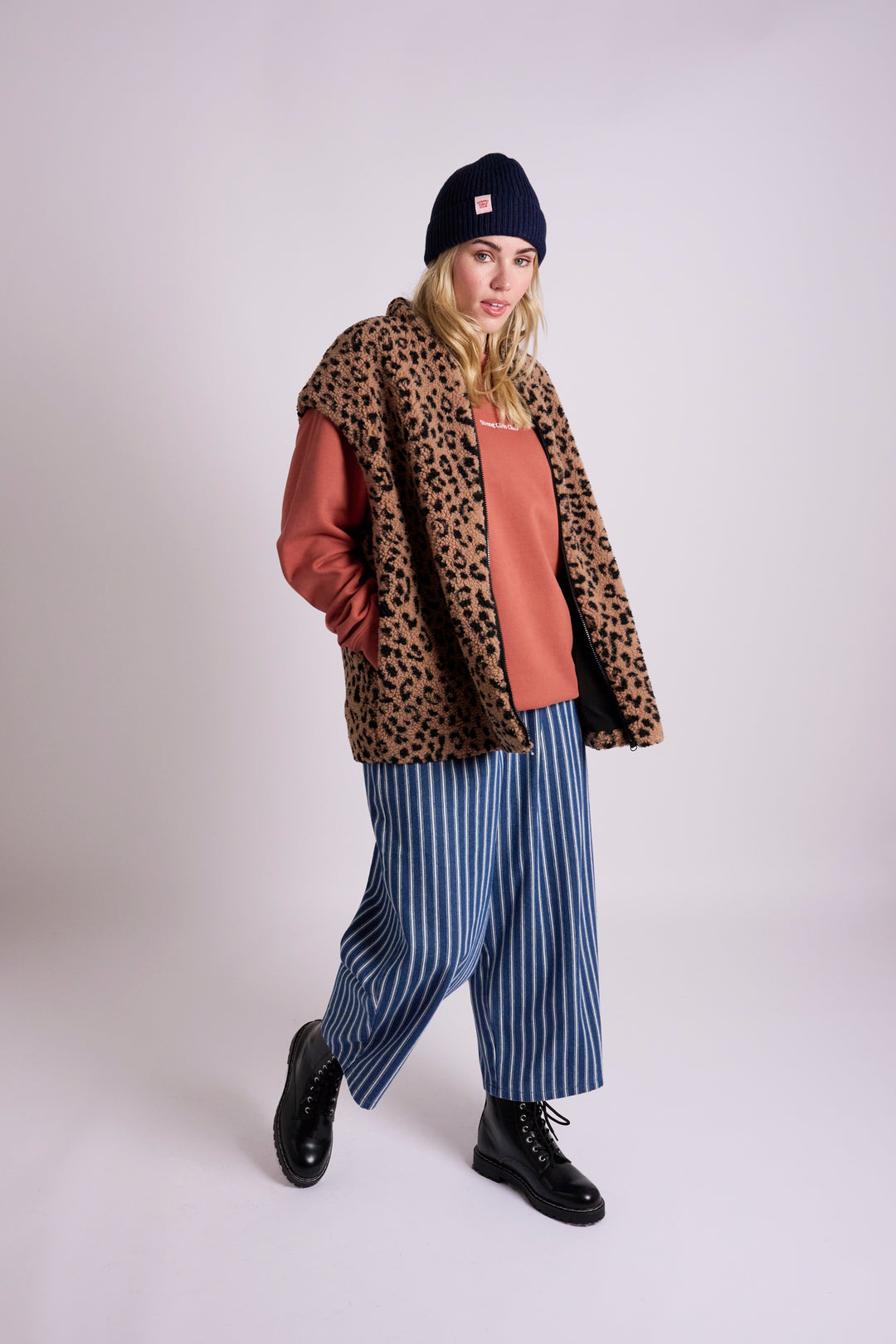 Margie Leopard Gilet