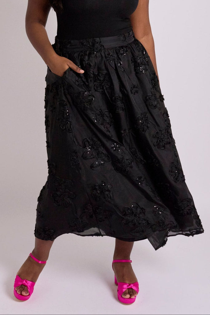 Eva Applique Circle Skirt