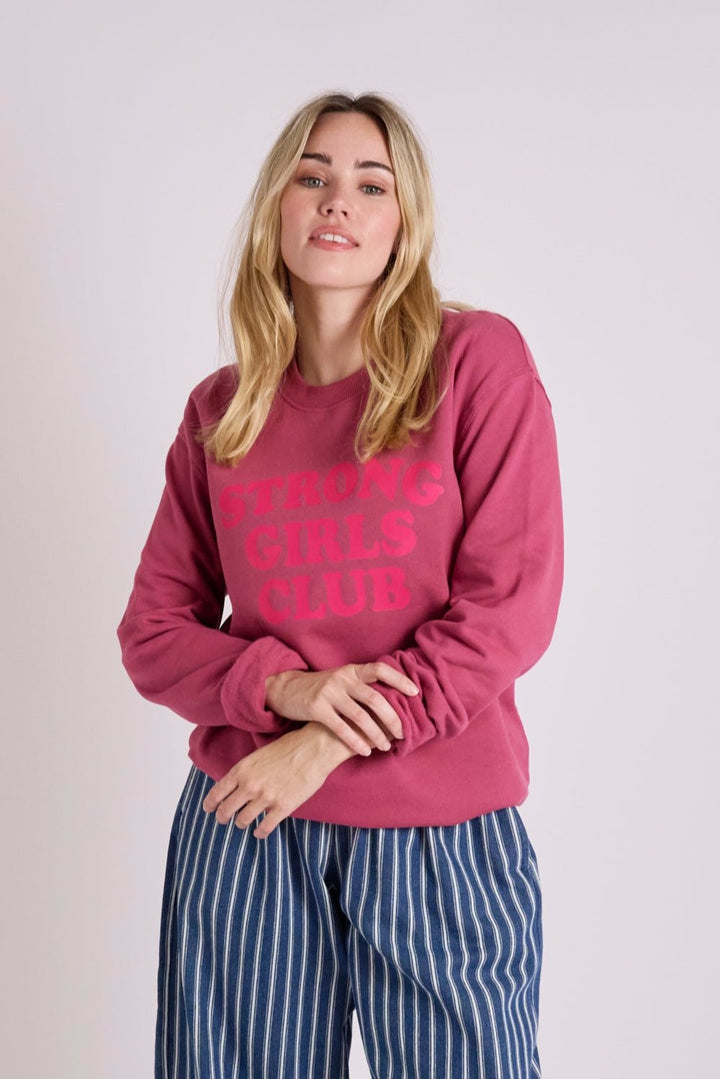 Strong Girls Club Plum/Pink Sweatshirt