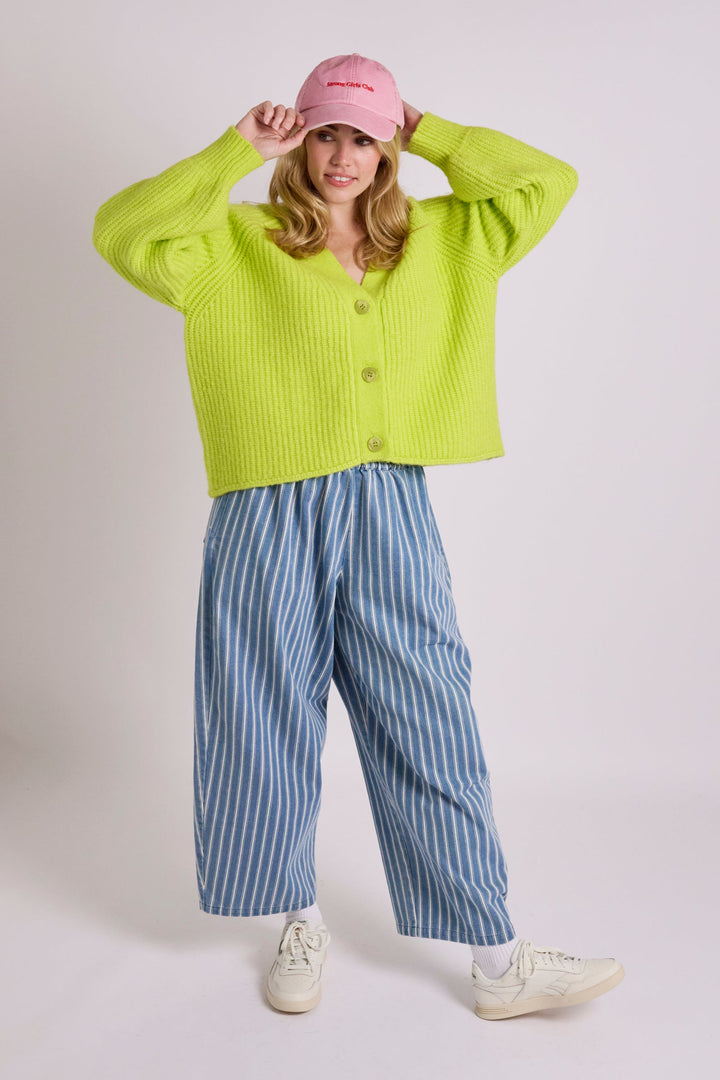 Mabel Lime Punch Cardigan