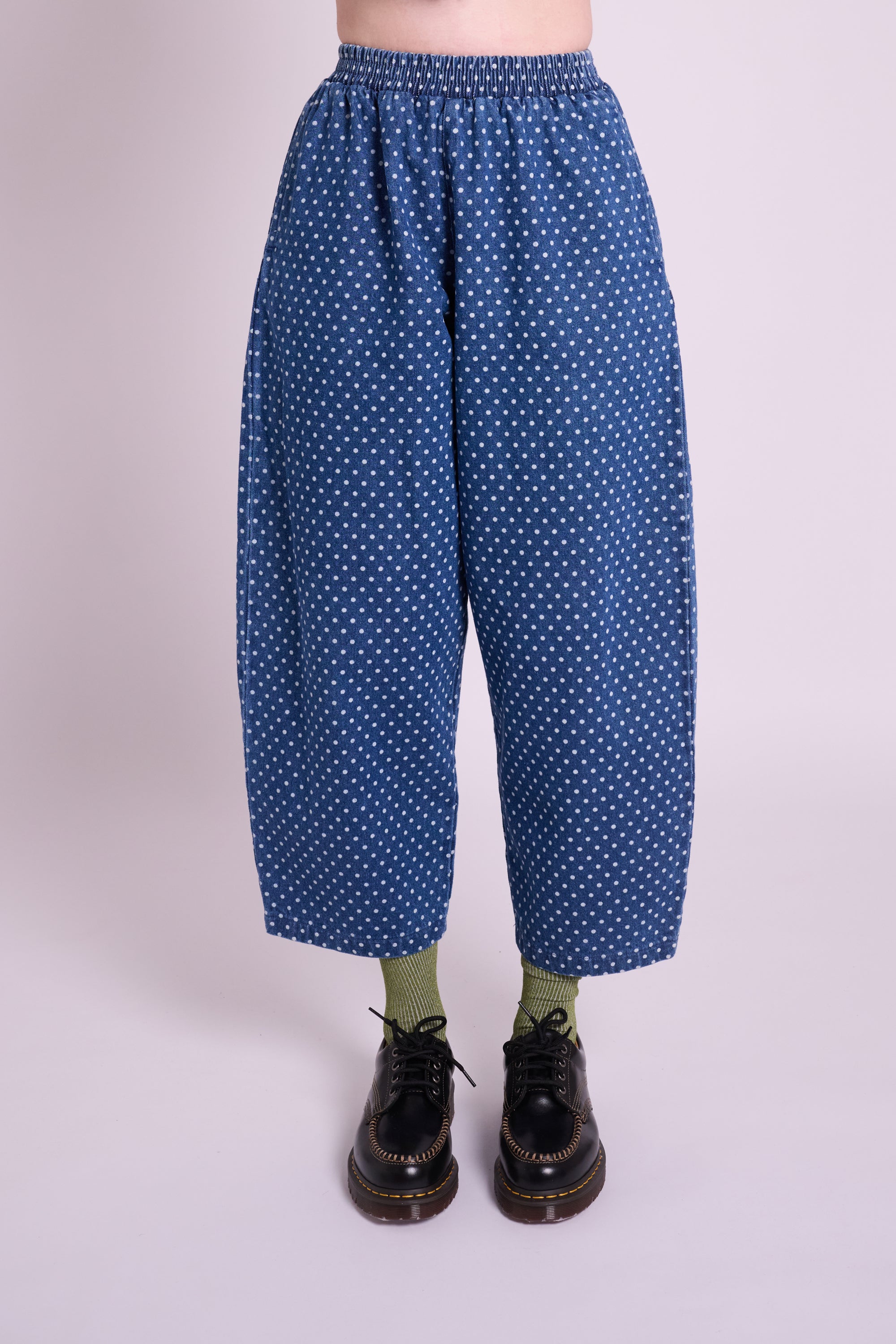 Ottie Dotty Denim Trousers