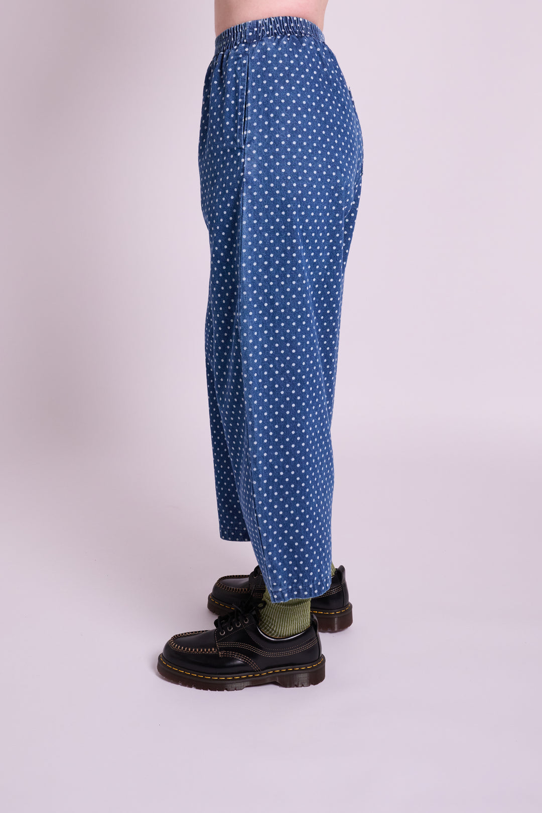 Ottie Dotty Denim Trousers