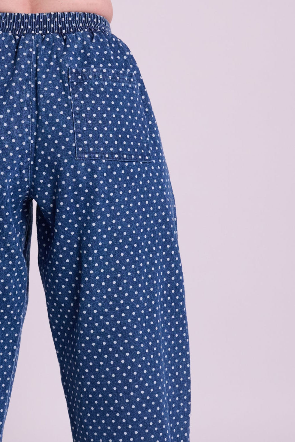 Ottie Dotty Denim Trousers