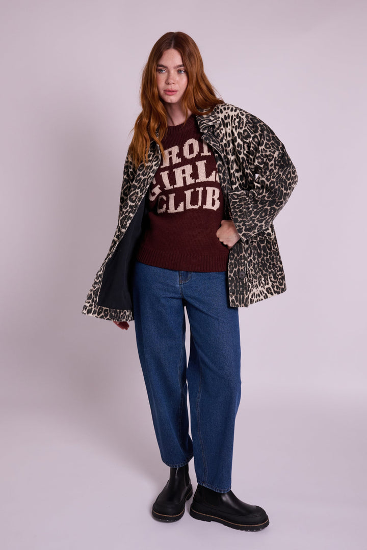 Dolly Mid Wash Barrel Leg Jean