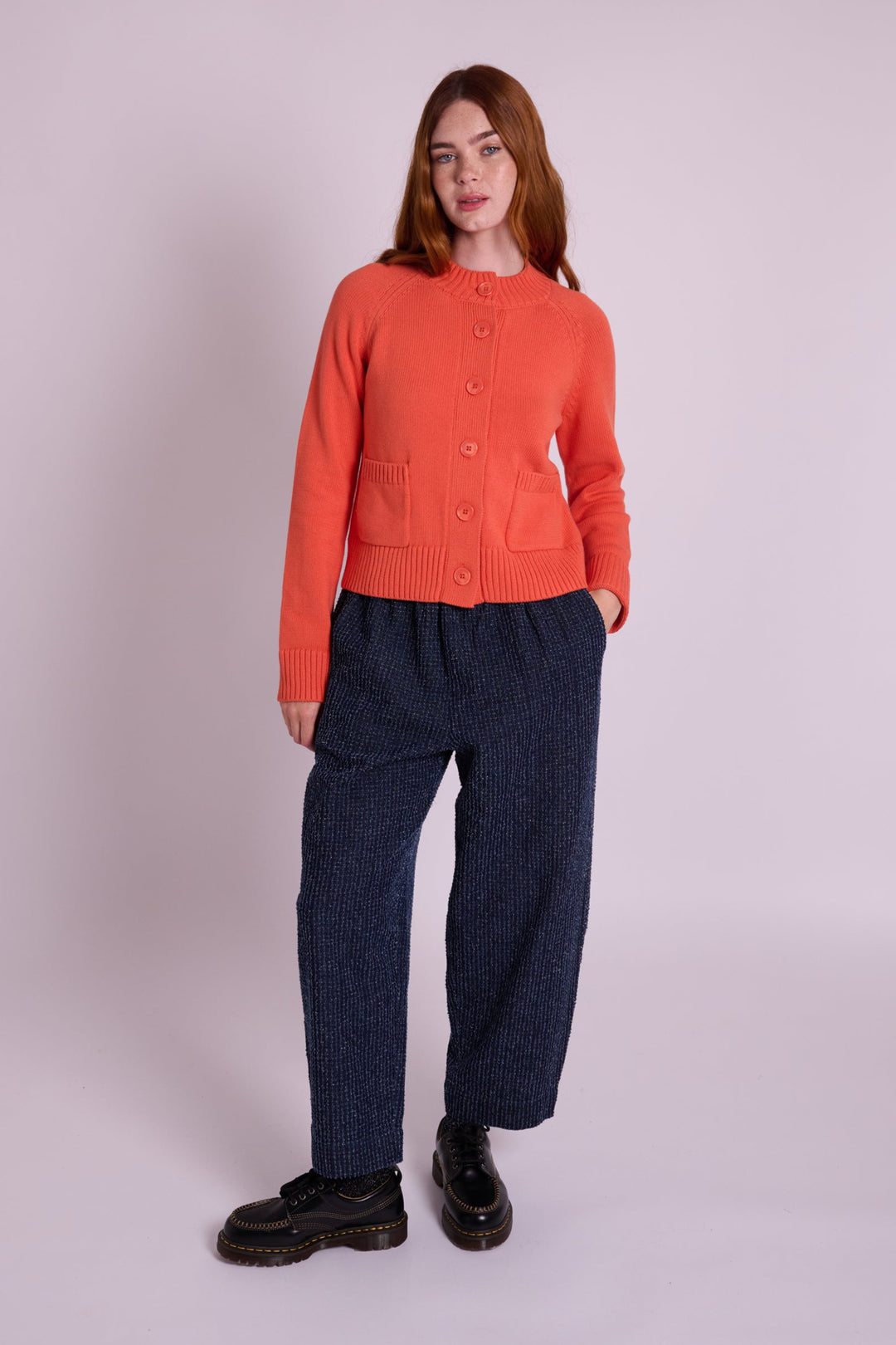 Peggy Boucle Denim Trousers