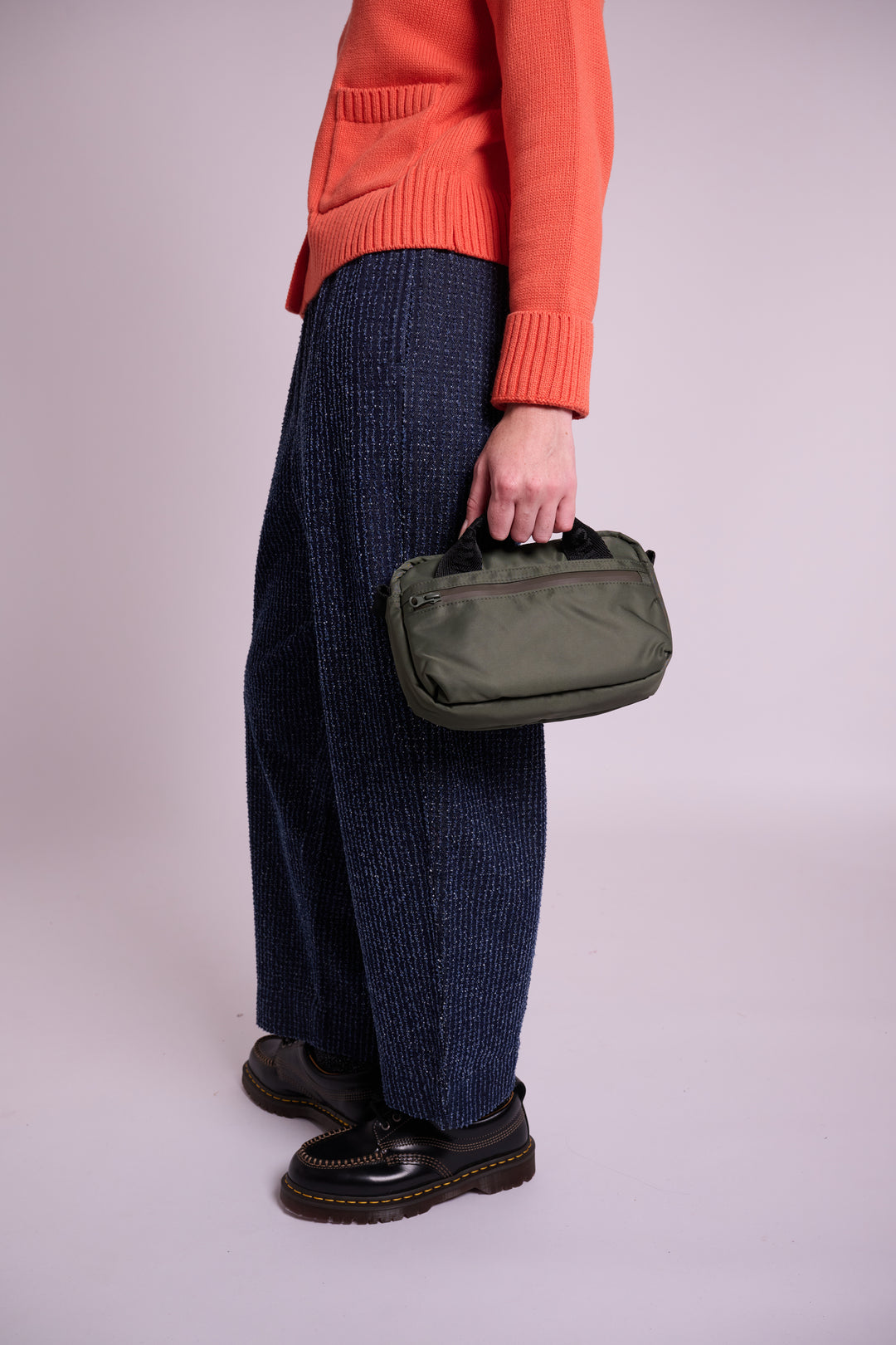 Strong Girls Club Khaki Crossbody Camera Bag