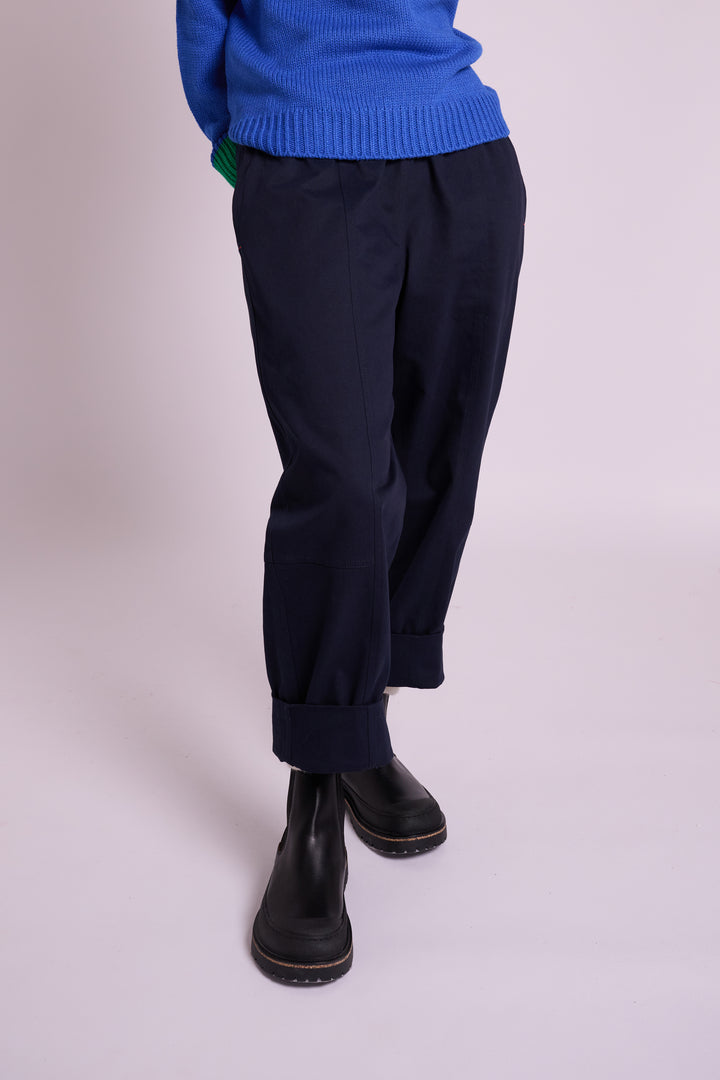 Cecille Navy Trousers
