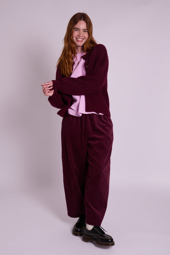 Alina Berry Cord Trousers