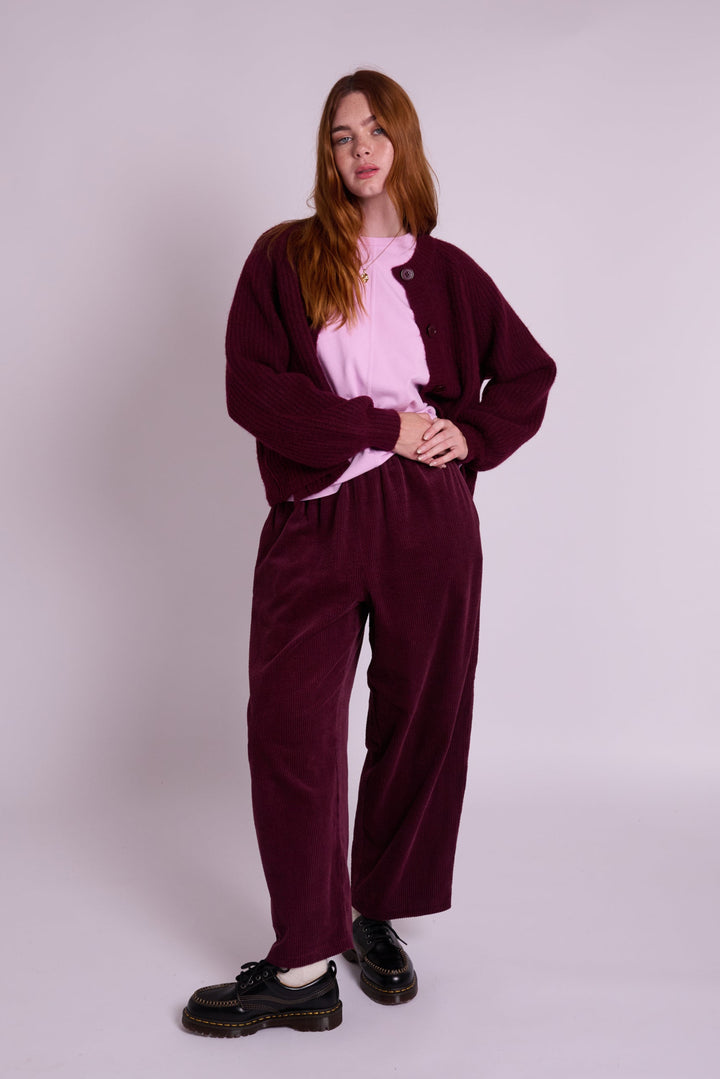 Alina Berry Cord Trousers