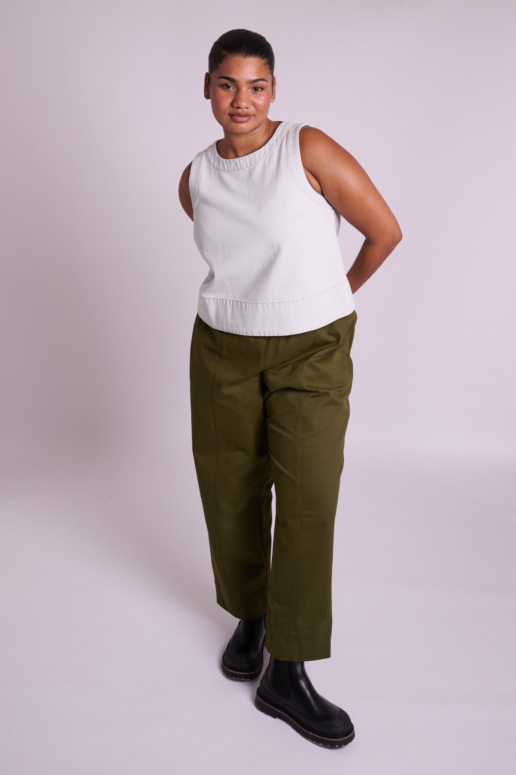 Taylor Top - Ticking Stripe