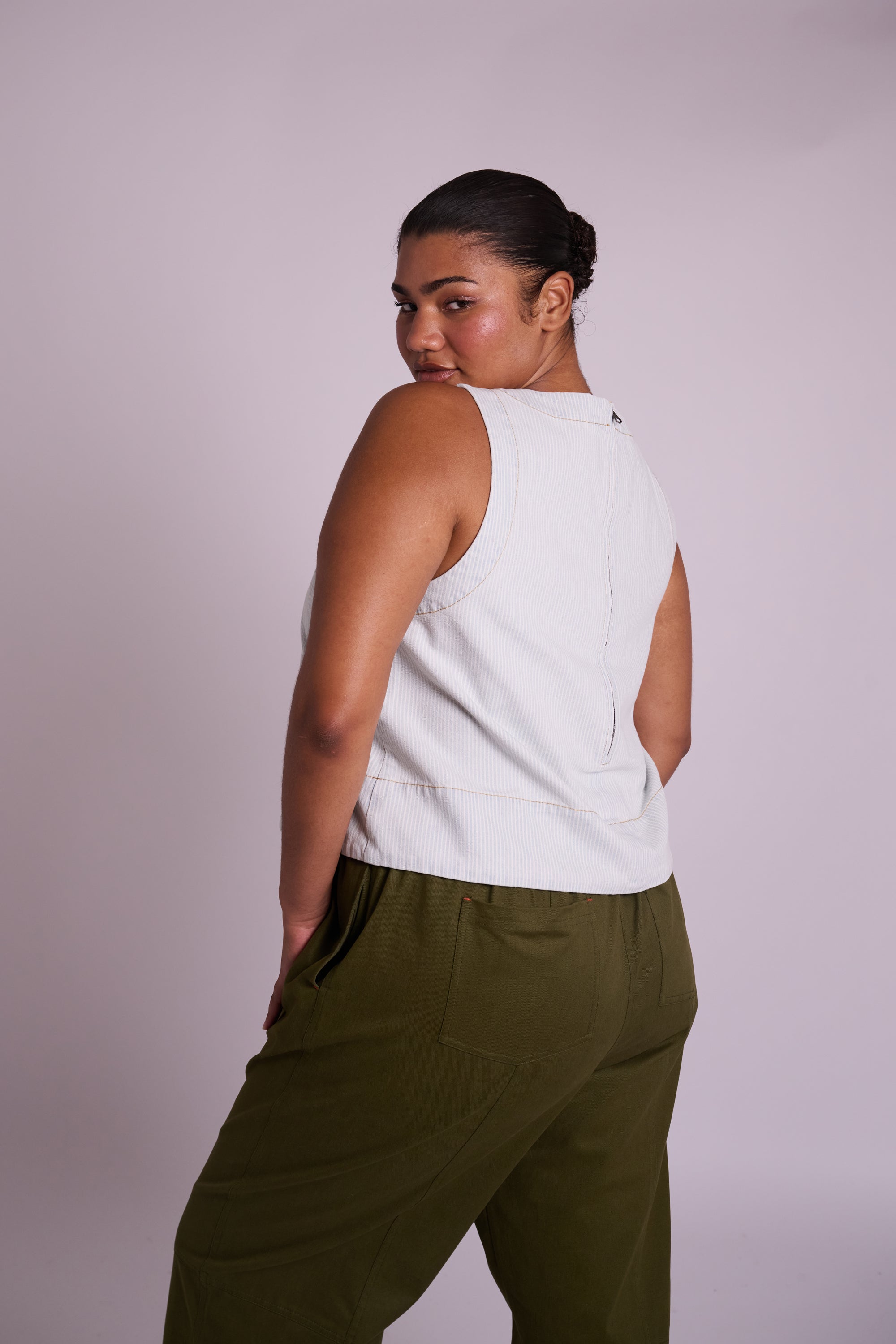 Taylor Top - Ticking Stripe