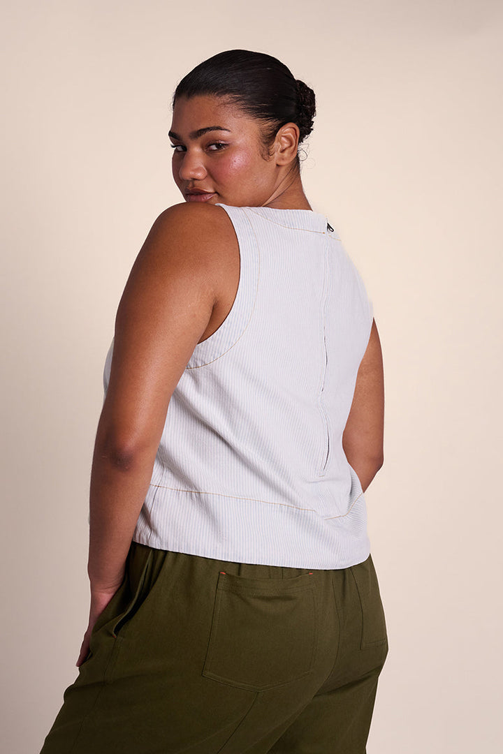 Taylor Top - Ticking Stripe