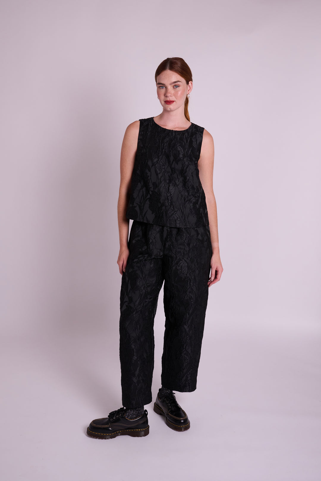 Jacquard Taylor Top