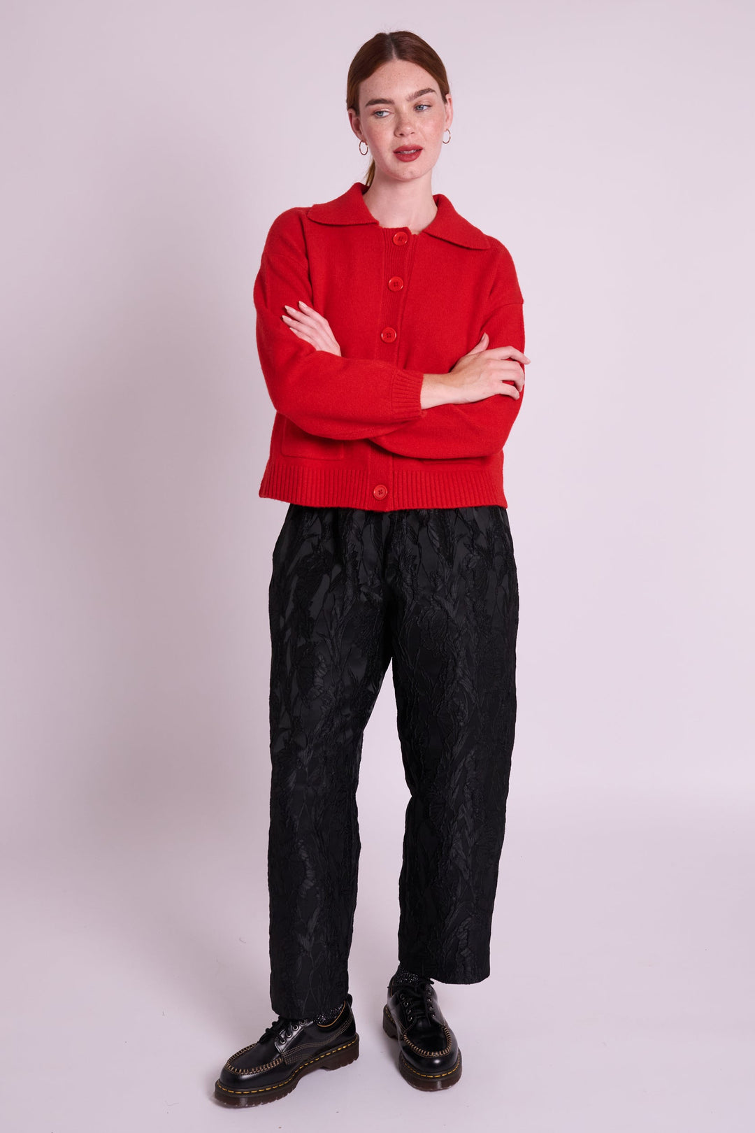 Peggy Jacquard Trousers
