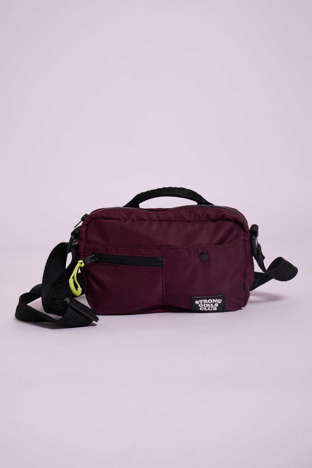 Strong Girls Club Aubergine Crossbody Camera Bag