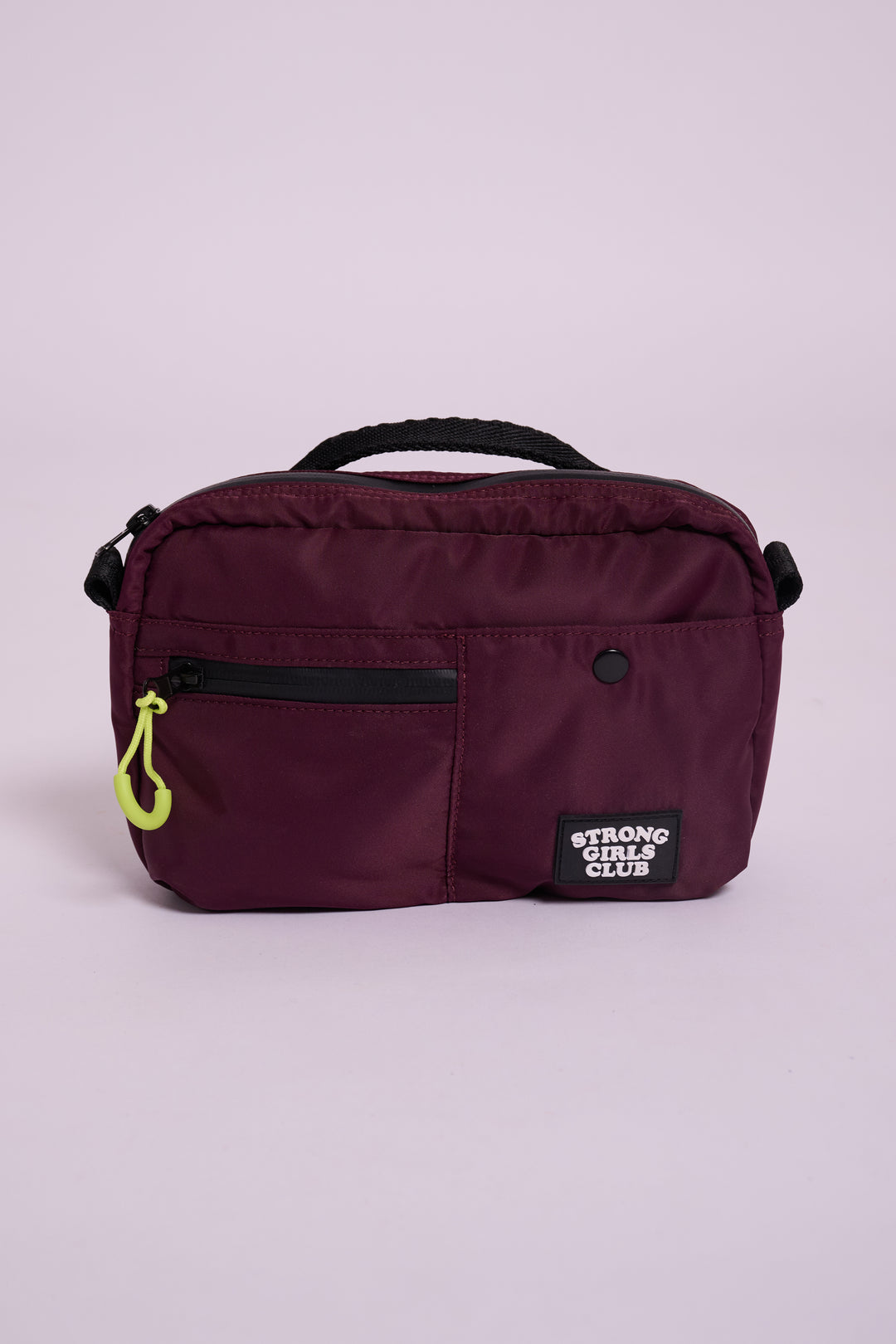 Strong Girls Club Aubergine Crossbody Camera Bag