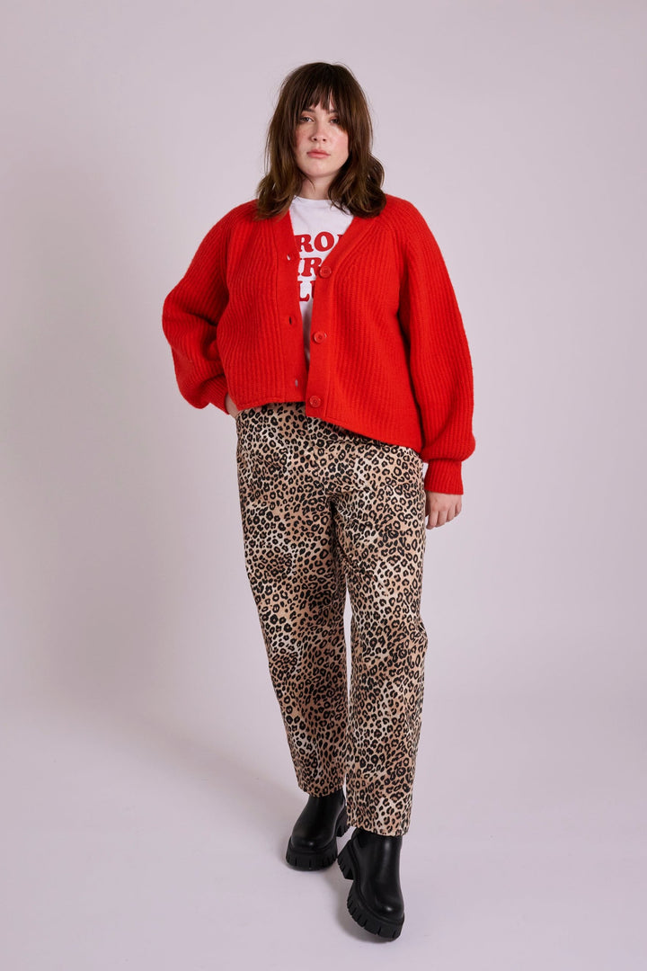 Ella Leopard Relaxed Jeans