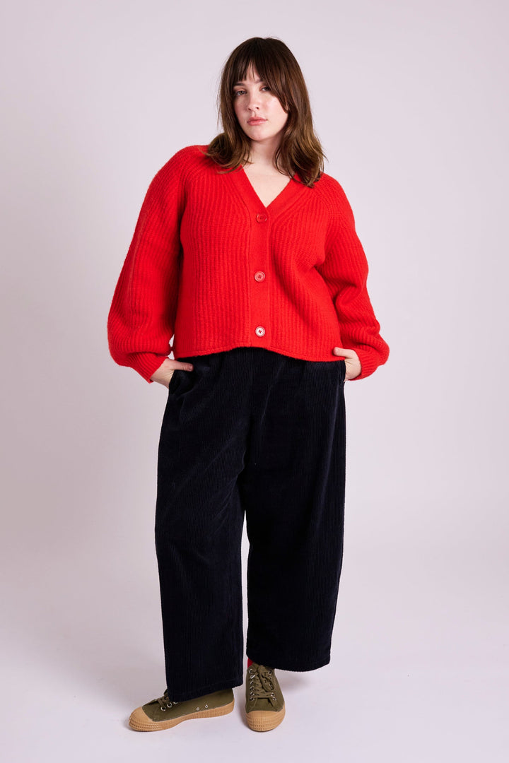Alina Navy Cord Trousers