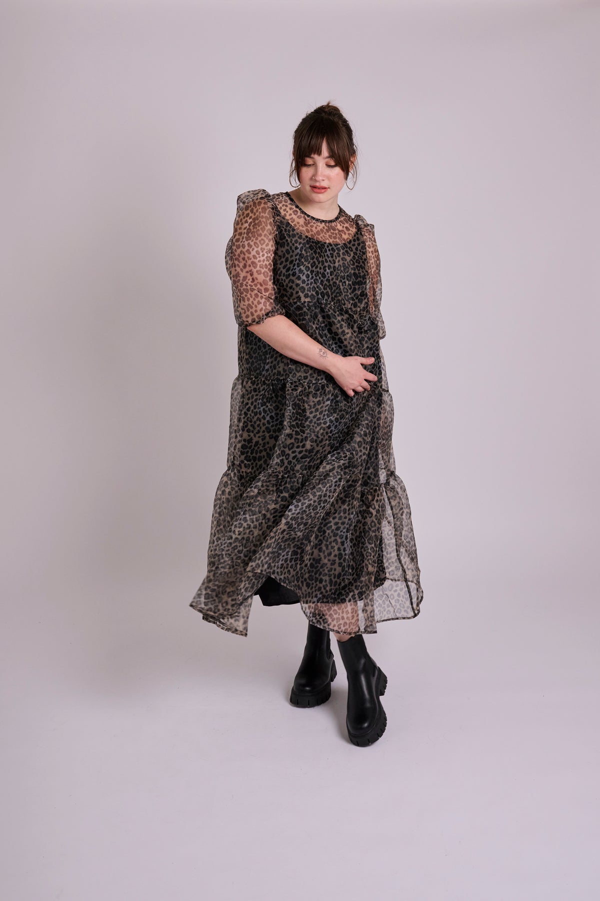 Organza Leopard Dress Mutha.Hood