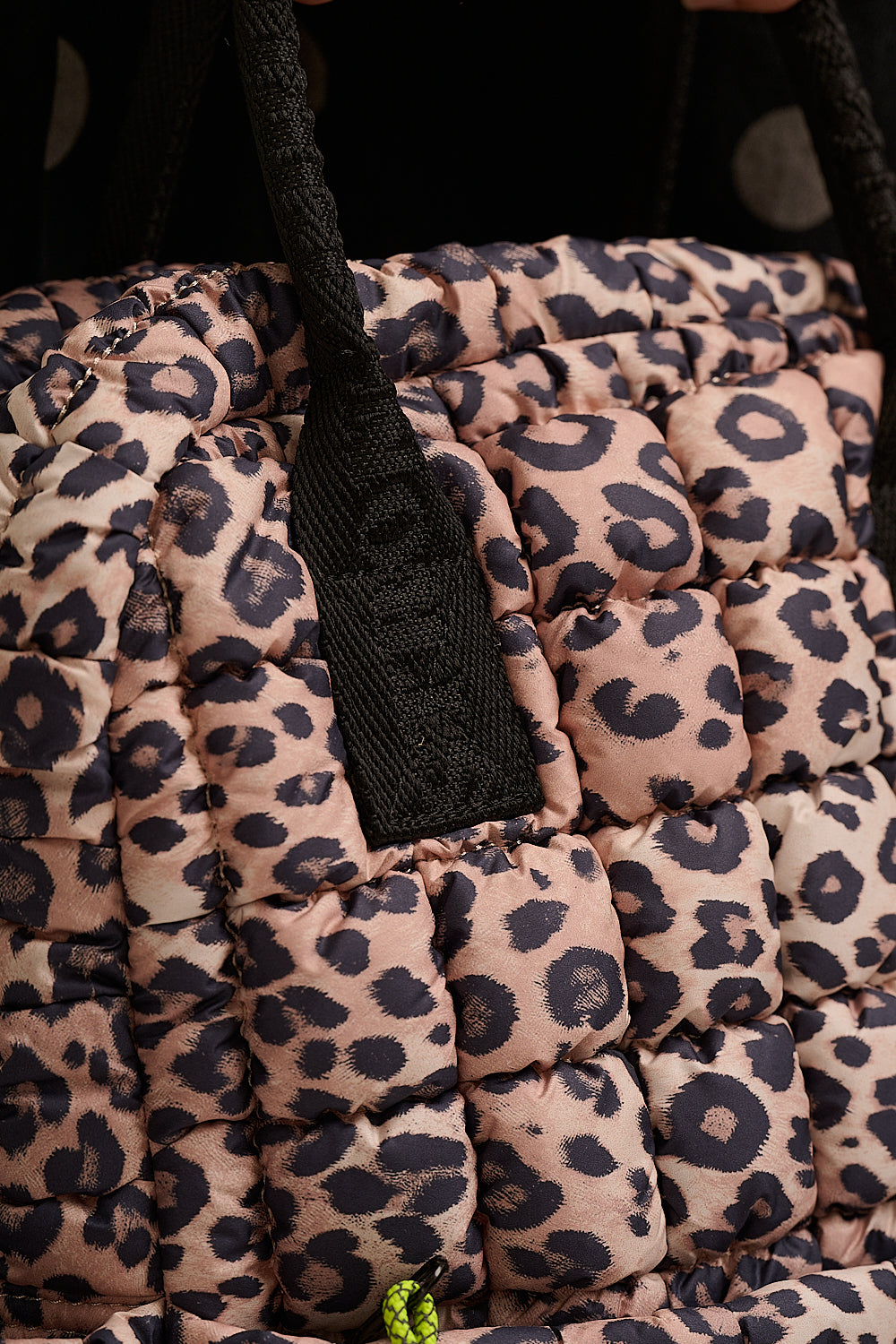 Dumpling Quilted Backpack - Leopard