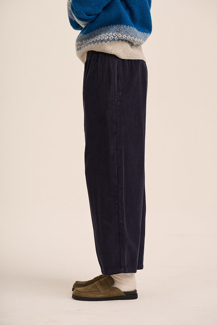 Ottie Cord Trouser  - Navy