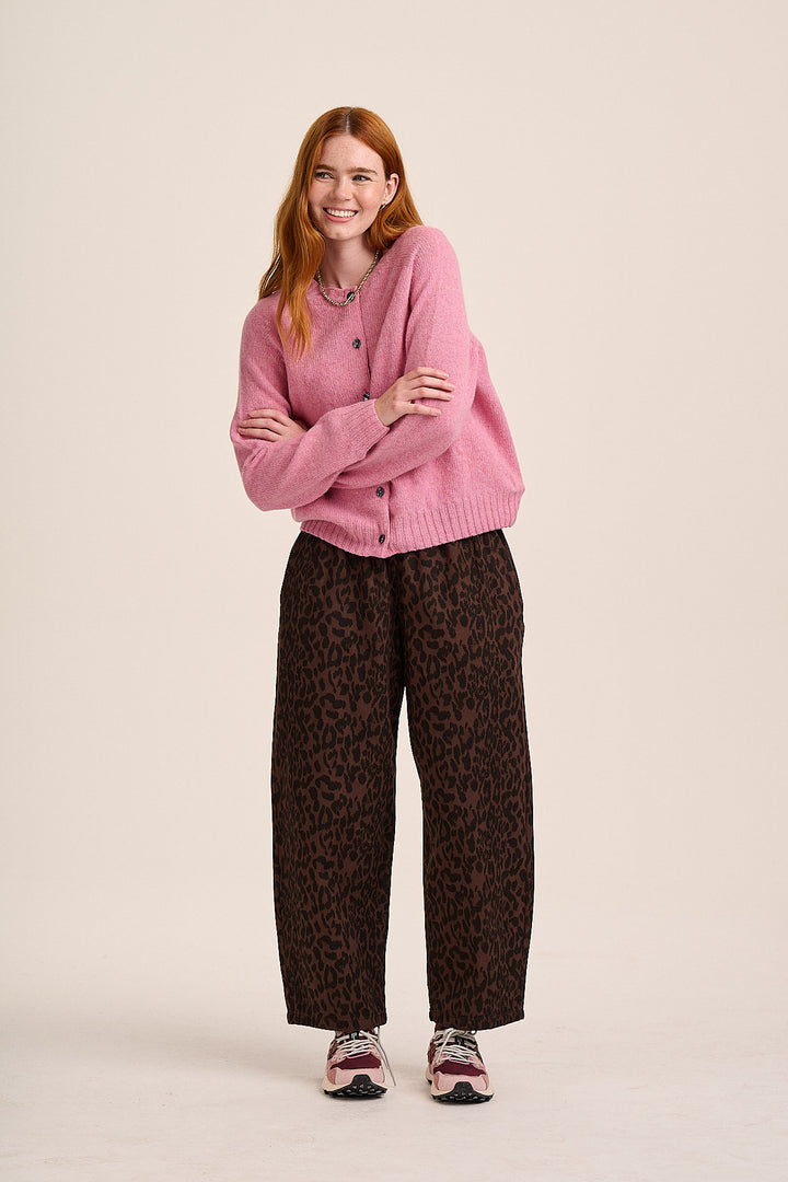 Ottie Denim Trouser  - Dark Leopard
