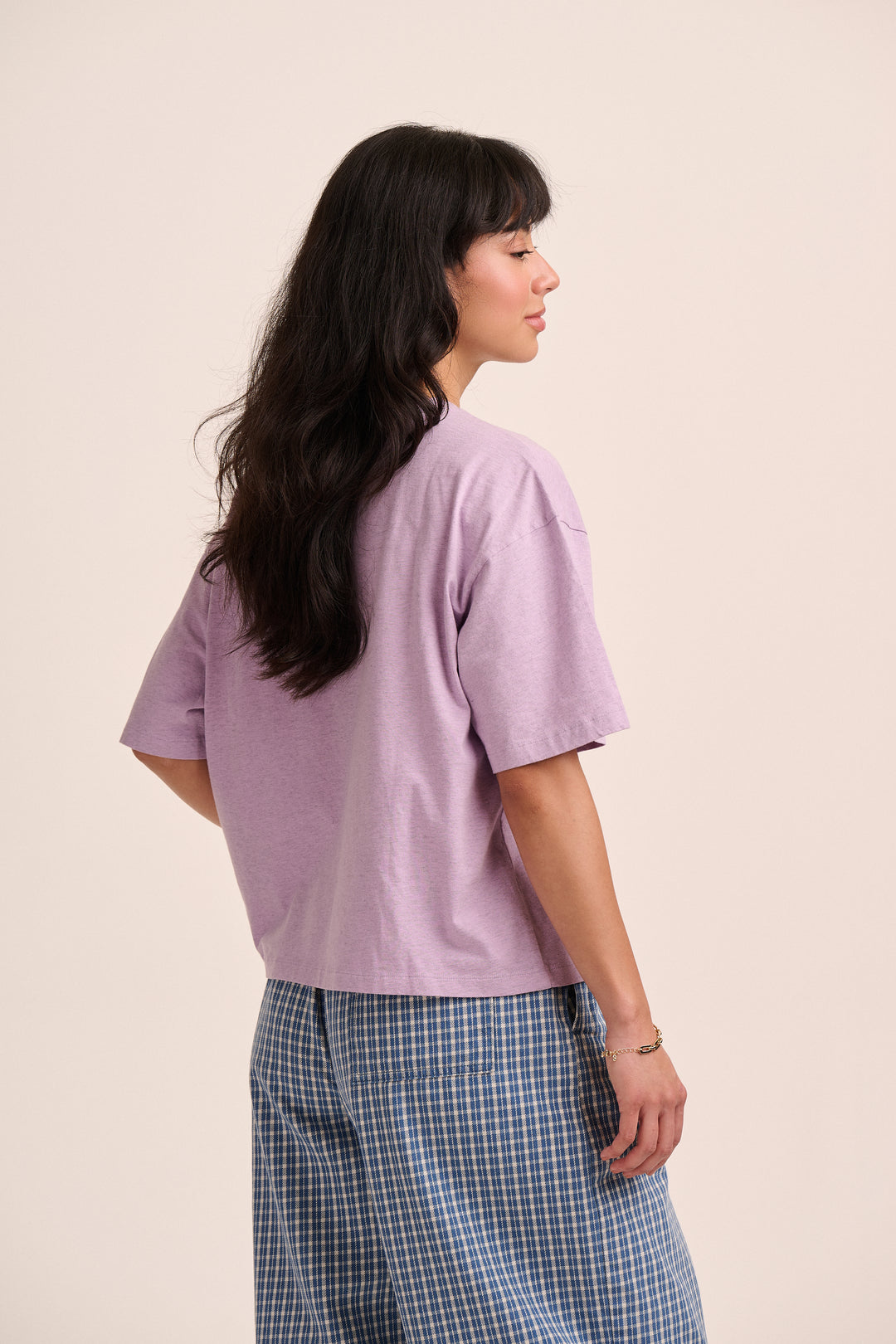 Strong Girls Club Slogan TShirt - Lilac