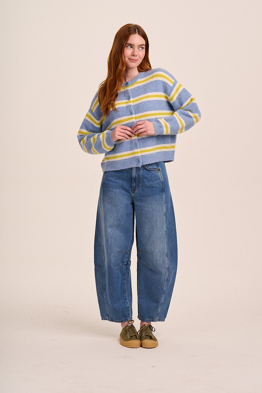 Pip Alpaca Stripe Cardigan