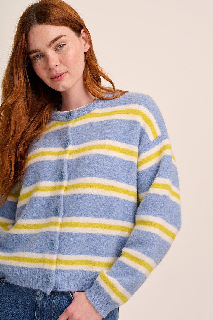 Pip Alpaca Stripe Cardigan