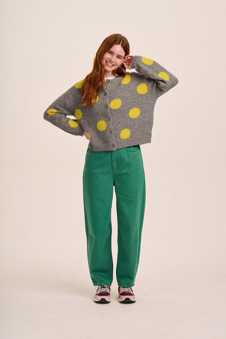 Pip Alpaca Polka Dot Cardigan