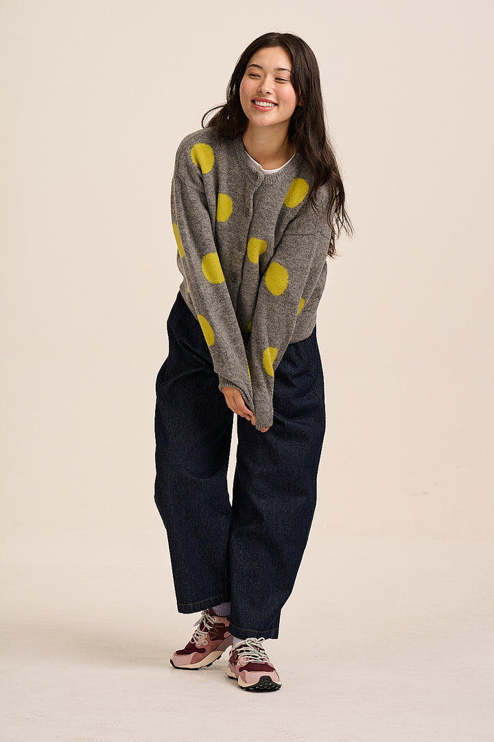 Pip Alpaca Polka Dot Cardigan
