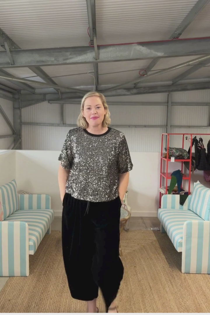 Alice Boxy Sequin TShirt