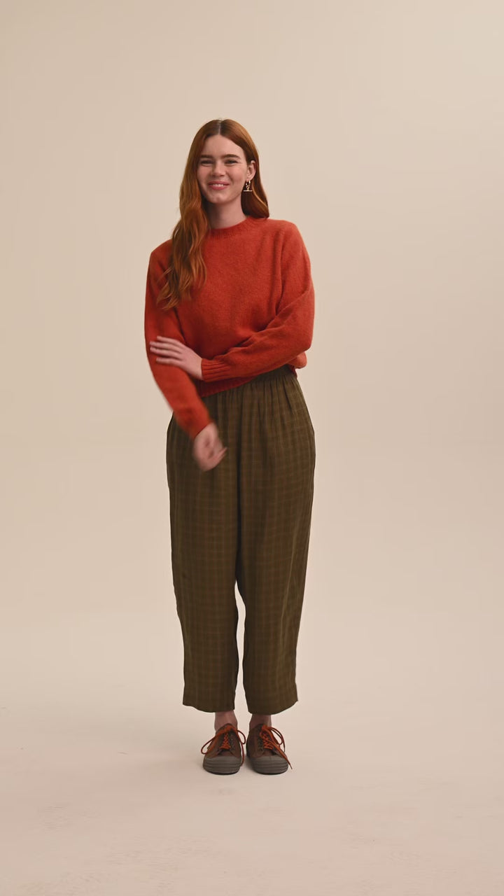 Astrid Lambswool Jumper - Flame