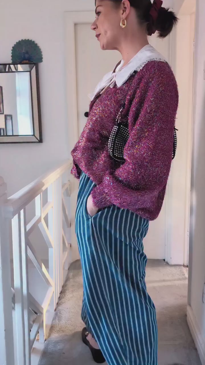 Berry Sprinkles Sparkly Mabel Cardigan