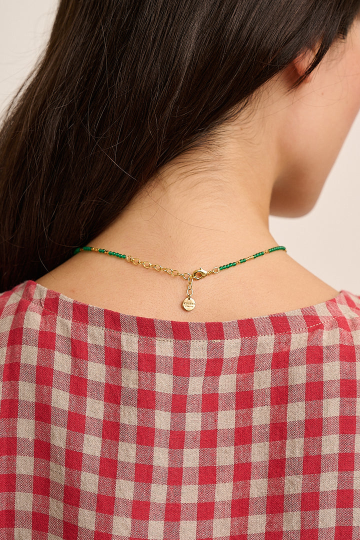 The Mirella — Green Gemstone Necklace