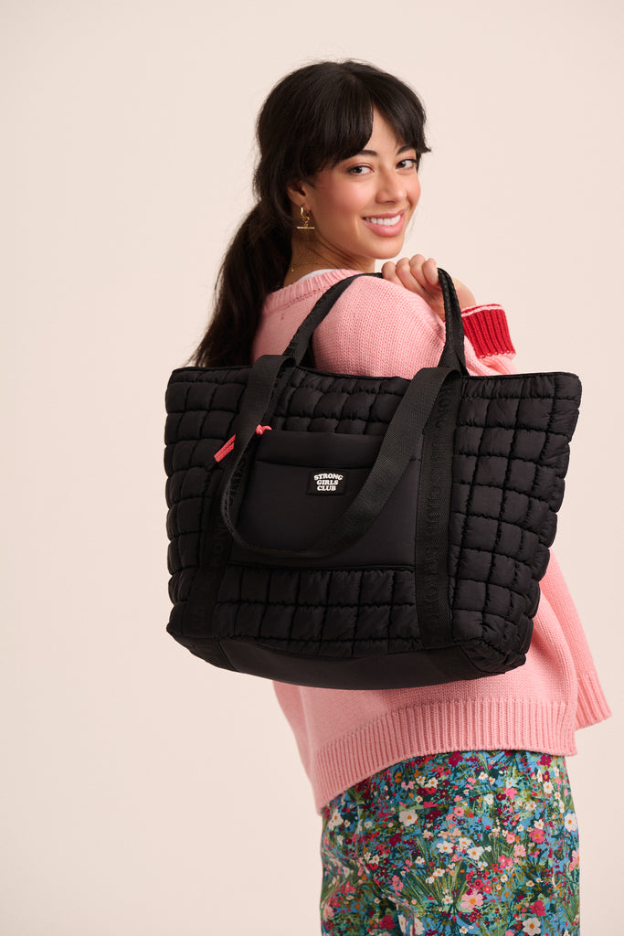 Dumpling Quilted Tote Bag