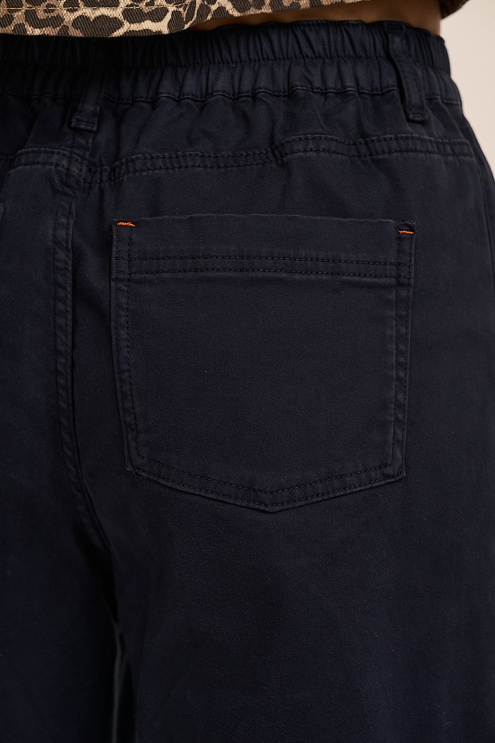 Stevie Cotton Cargo Trousers - Navy