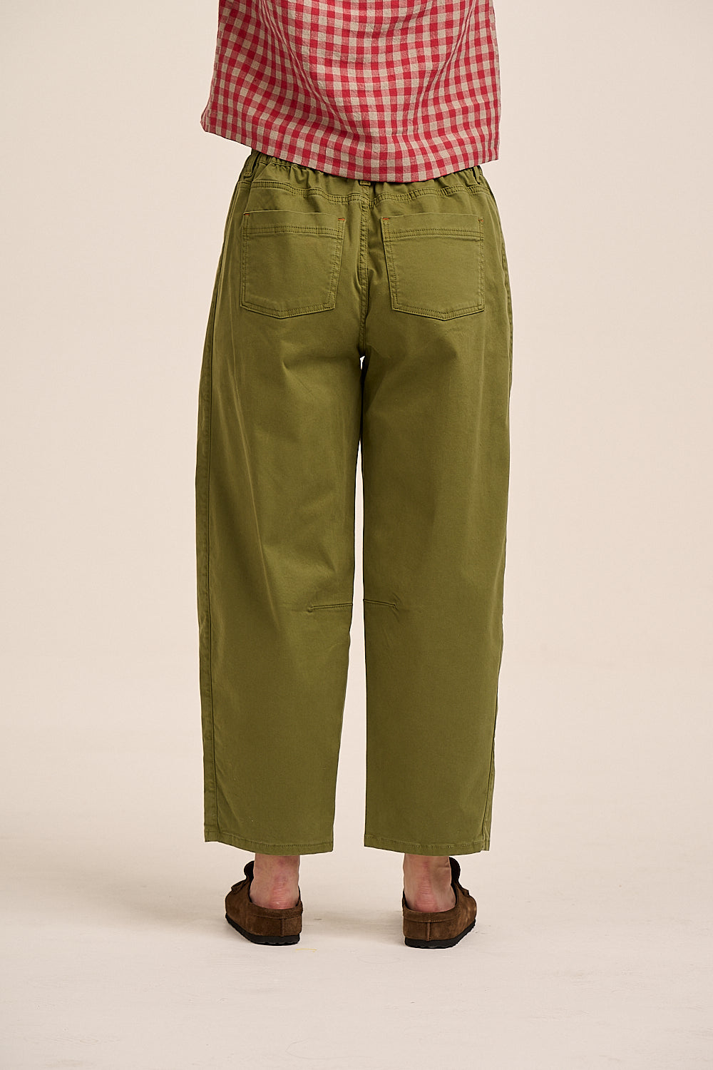 Stevie Cotton Cargo Trousers - Green
