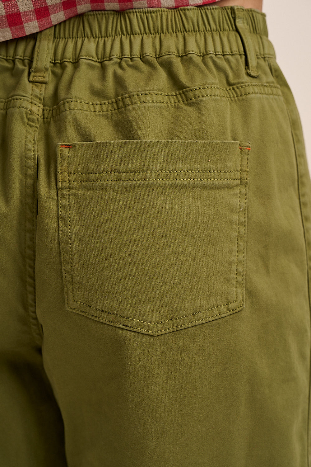 Stevie Cotton Cargo Trousers - Green