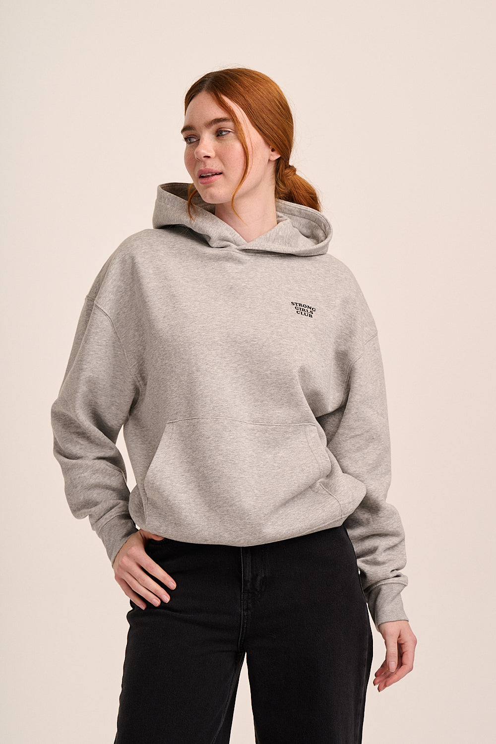 Strong Girls Club Hoodie - Grey