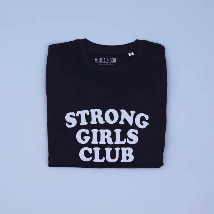 Floral Strong Girls Club Sweatshirt (Navy)