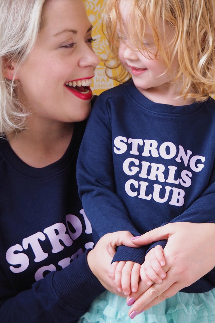 Strong Girls Club Navy Sweatshirt