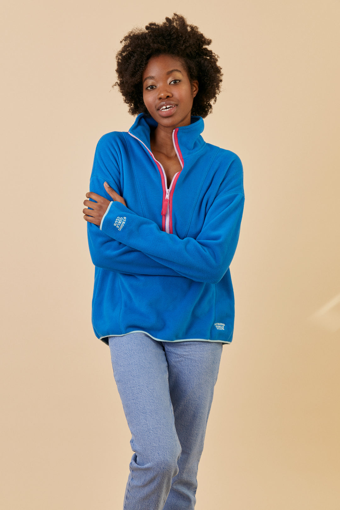 Strong Girls Club Fleece - Skydiver Blue