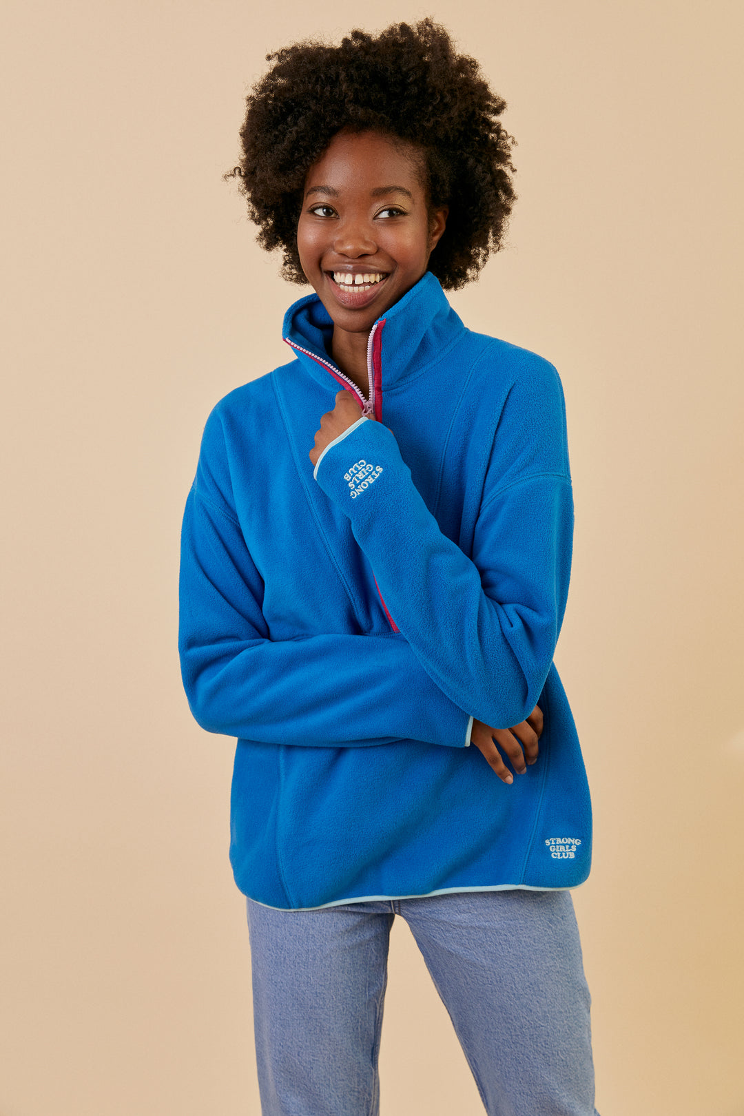 Strong Girls Club Fleece - Skydiver Blue